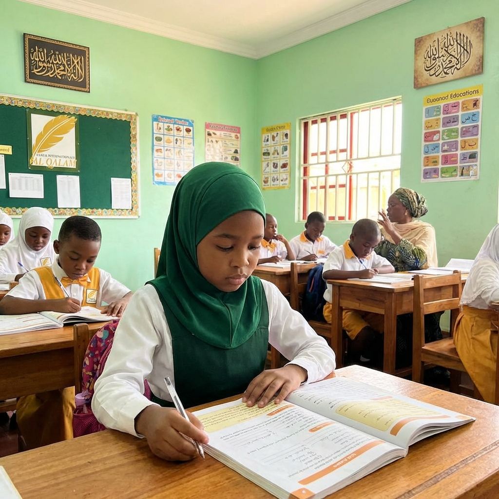 Salle de classe — École Internationale Al Qalam, Abidjan